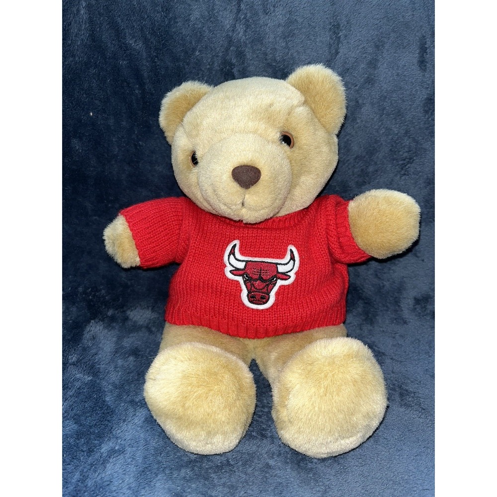 Chicago Bulls Teddy Bear,‎ Hallmark, plush figure, NBA, made in China